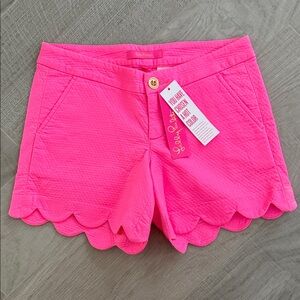 NWT Lilly Pulitzer Buttercup Stretch Scallop Short